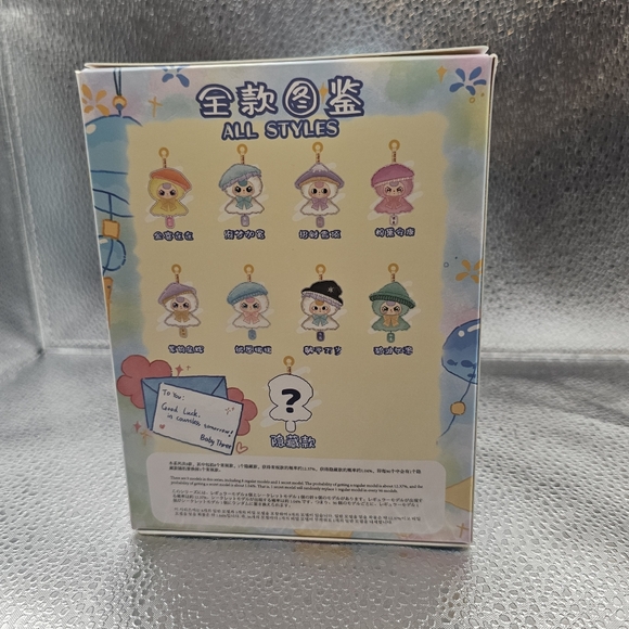 Baby Three Sunny Baby Plush Cureplaneta *Liquid Eyes* Blue Grumpy w/ Box & Card - Picture 5 of 6